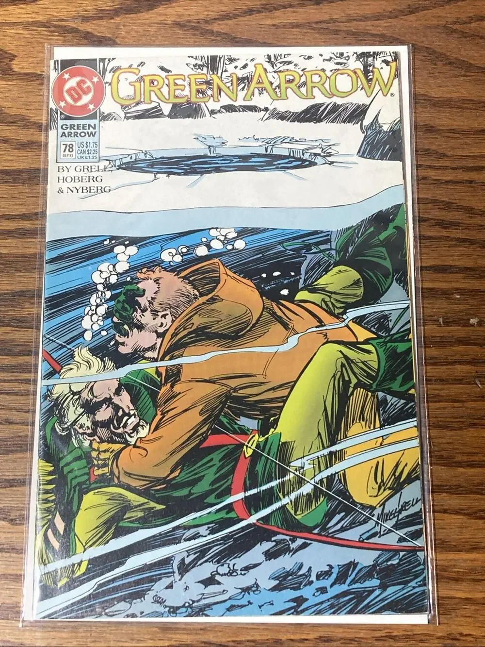 DC Comics Green Arrow #78 September 1993 Mike Grell Cover